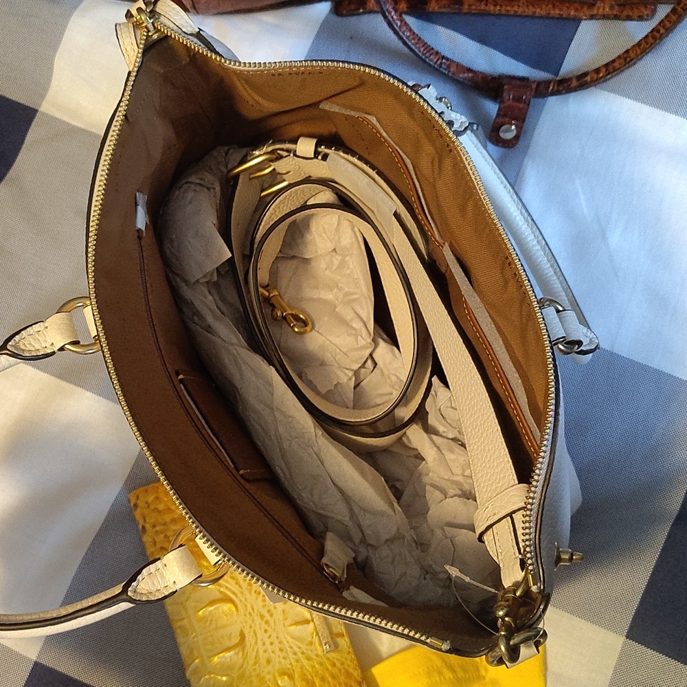 Coach bag with shoulder strap